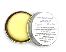 Load image into Gallery viewer, Organic lavender lotion bar