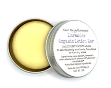 Load image into Gallery viewer, Organic lavender lotion bar
