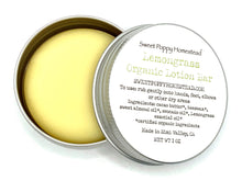 Load image into Gallery viewer, Zero waste organic lemongrass lotion bar
