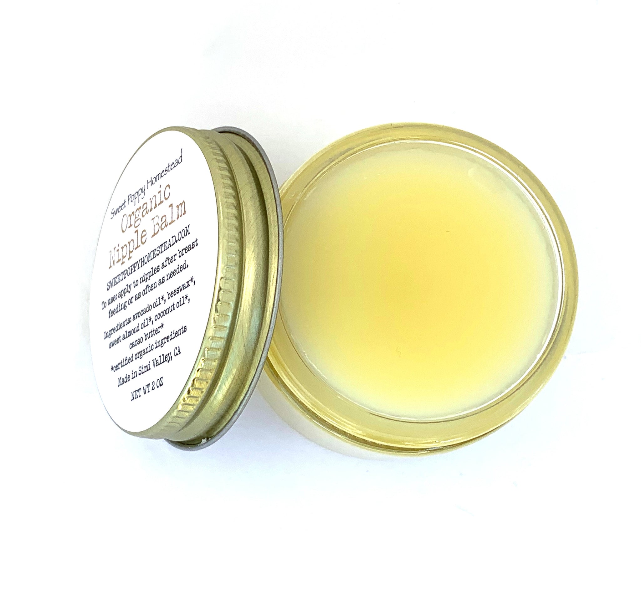 Organic Nipple Balm – SWEET POPPY HOMESTEAD