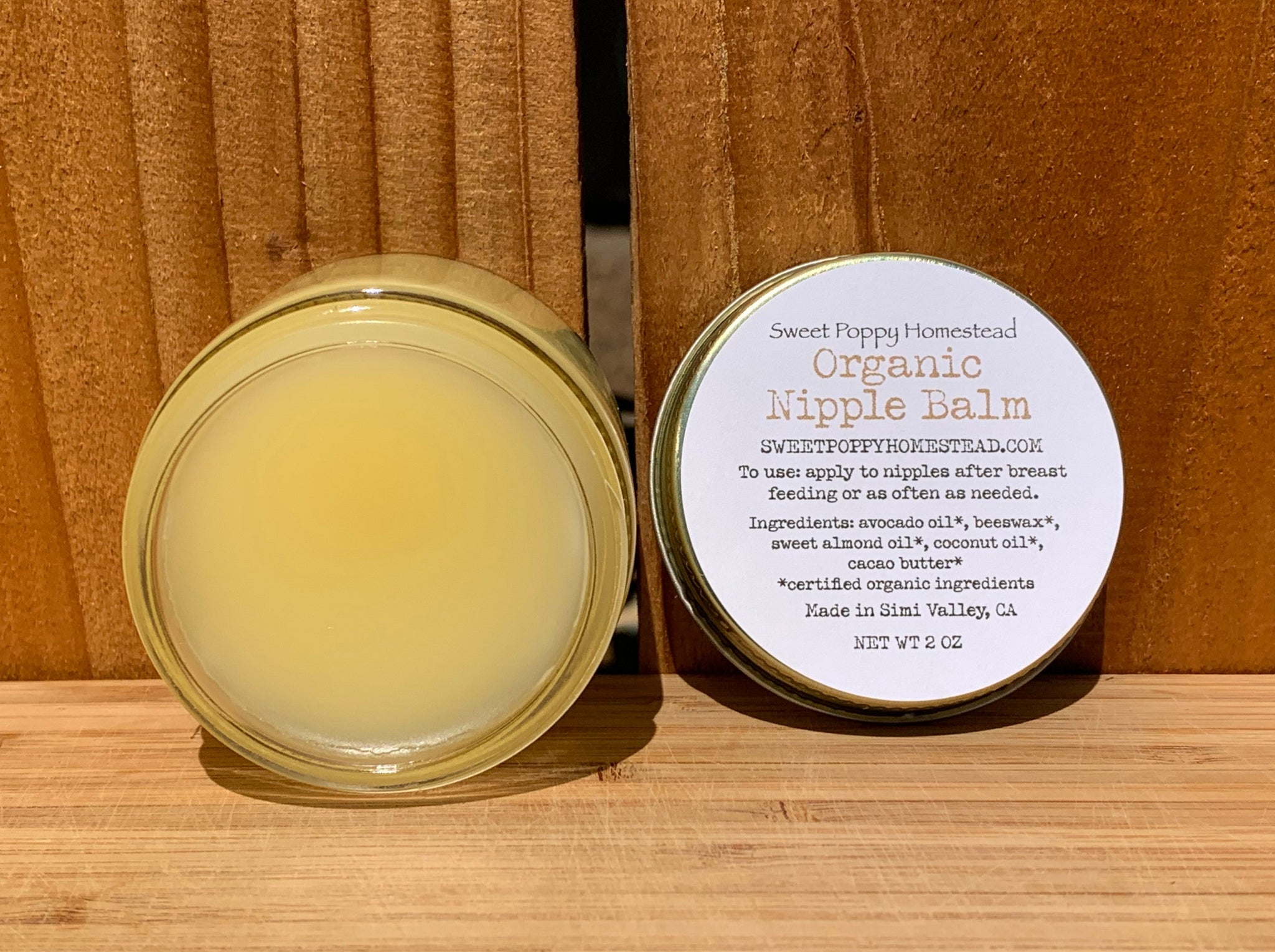 Certified Organic Nipple Balm